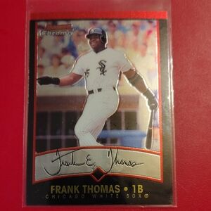 Frank Thomas 2001 Bowman Chrome #94 Chicago White Sox Baseball Card